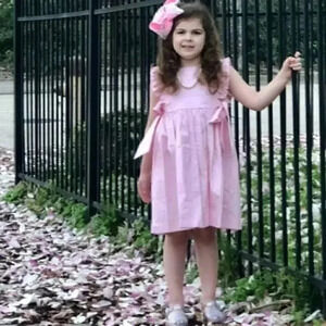 Pink pastel little girls‎ dress from local boutique. NWOT.